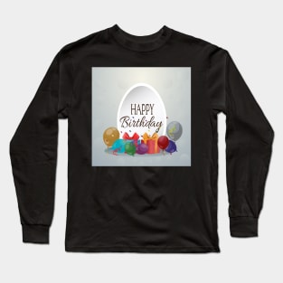 happy birthday Long Sleeve T-Shirt